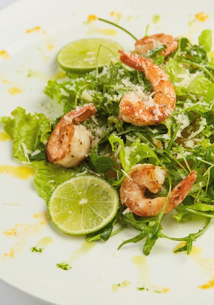 Garnelensalat mit Limette