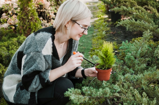 Kostenloses Foto gartenarbeit