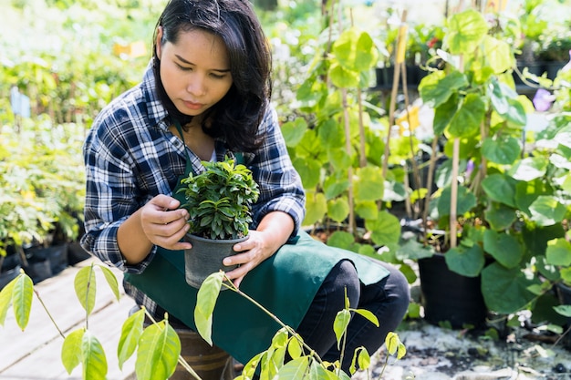 Gartenarbeit