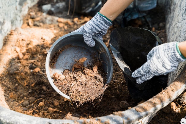 Kostenloses Foto gartenarbeit