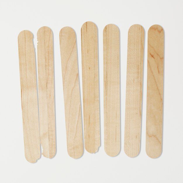 Gartenmarker-Set aus Holz am Stiel
