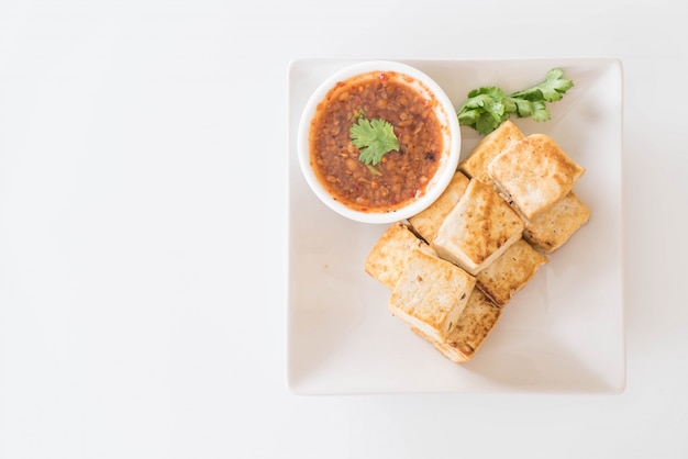 Gebratener Tofu - gesundes Essen