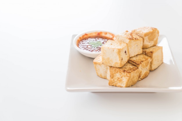 Gebratener Tofu - gesundes Essen