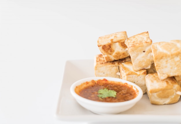 Gebratener Tofu - gesundes Essen