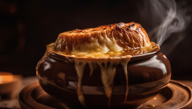 Kostenloses Foto gedämpfte schweinefleischbrötchen eine süße genusstradition, die von ki erzeugt wird