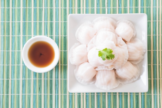 Gedünstete Garnelenknödel Dim Sum