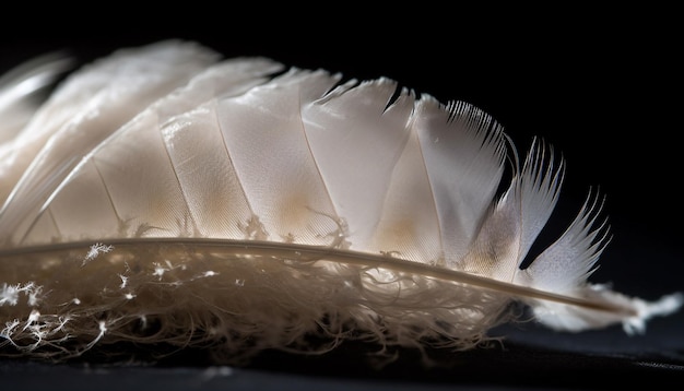 Kostenloses Foto gefiederte eleganz eine von ki erzeugte schwarzgeflügelte vogelschönheit