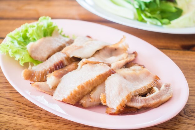 Gegrillte Schweinefleisch-Thai-Art