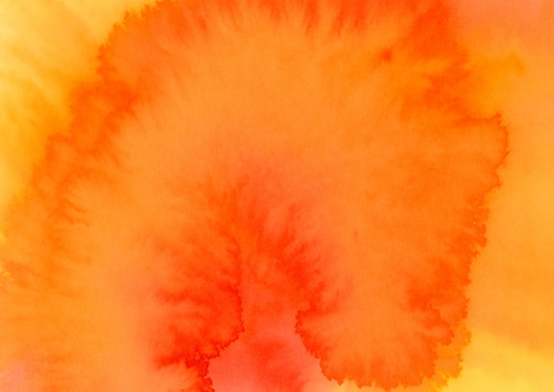 Gelb orange Aquarell