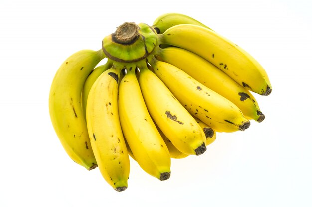 Gelbe Banane und Obst