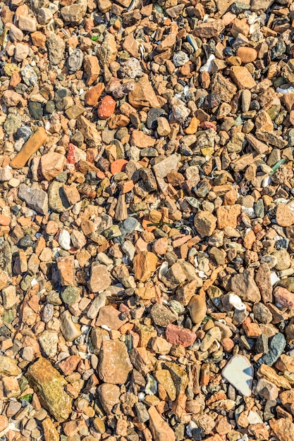 Gelbe Welle Stein Hintergrund das Meer Algen