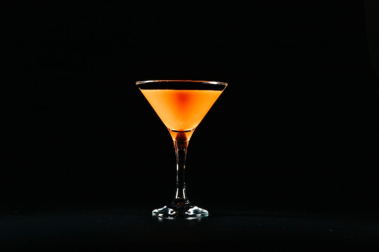Kostenlose Foto gelbes cocktail