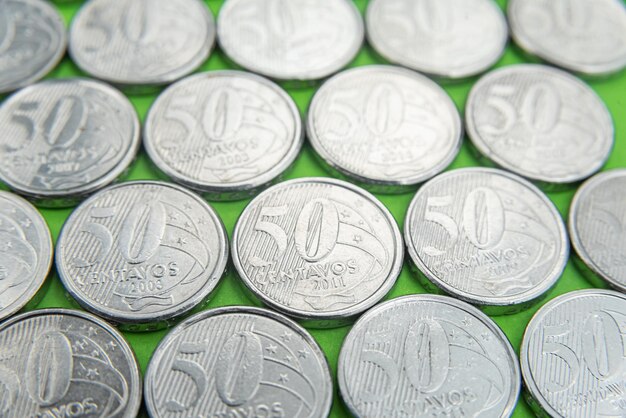 Geld - Brasilianische Münzen - 50 Centavos