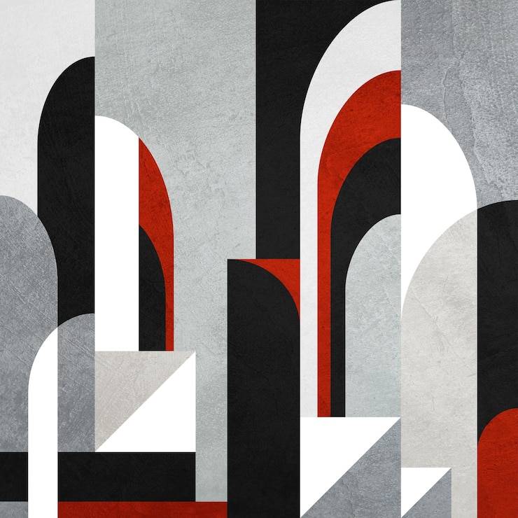 Kostenlose Foto geometrische abstrakte kunst, marmorierung, bunt