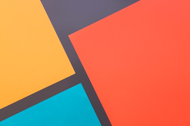 Geometrischer Hintergrund mit Formen in verschiedenen Farben