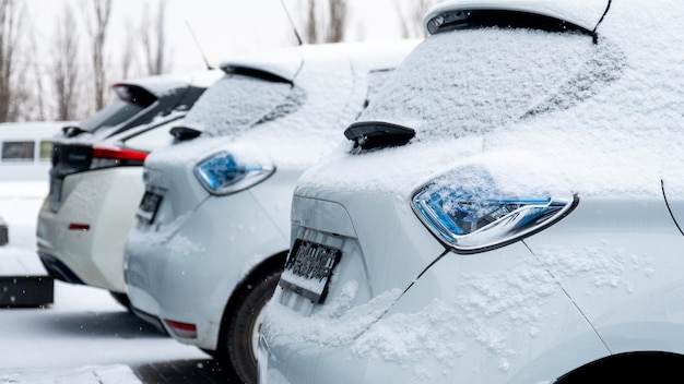 Geparkte Elektroautos zu vermieten in Chisinau Moldawien