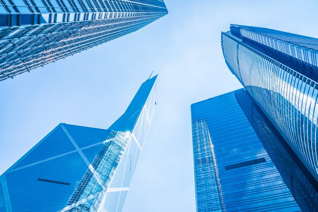 Geschäftswolkenkratzergebäude in Hong Kong City