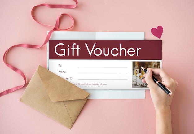 Kostenloses Foto geschenkgutschein coupon rabatt sonderangebot