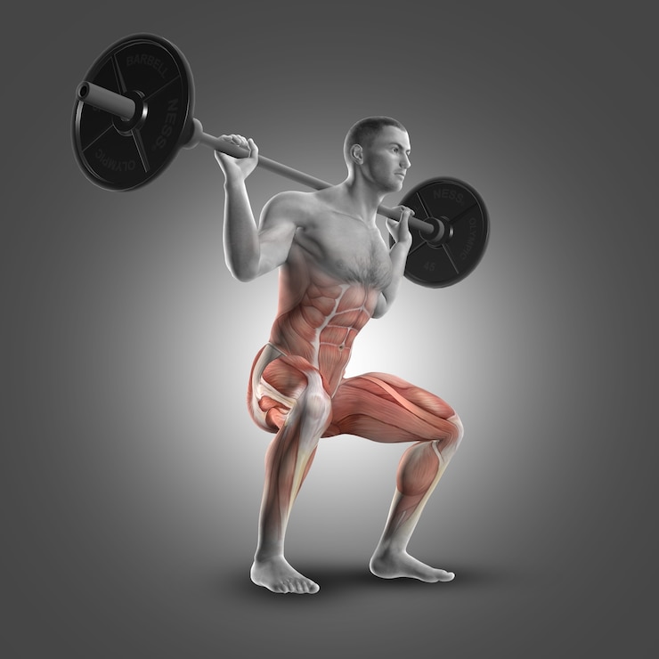 Kostenlose Foto gewichte heben mit den beinen