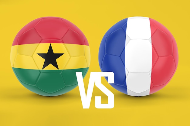 Ghana gegen Frankreich Fußball