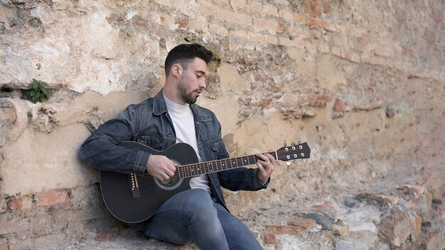 Gitarrenmusik im Freien