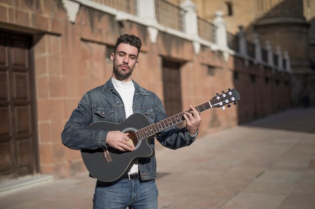 Gitarrenmusik im Freien