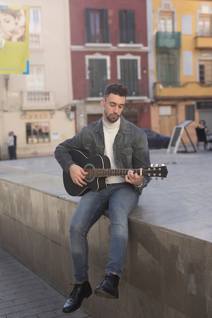 Gitarrenmusik im Freien