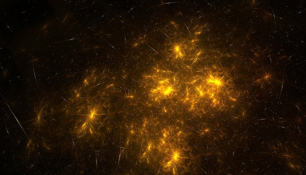 Glänzende goldene Staubpartikel-Explosionshintergrundillustration