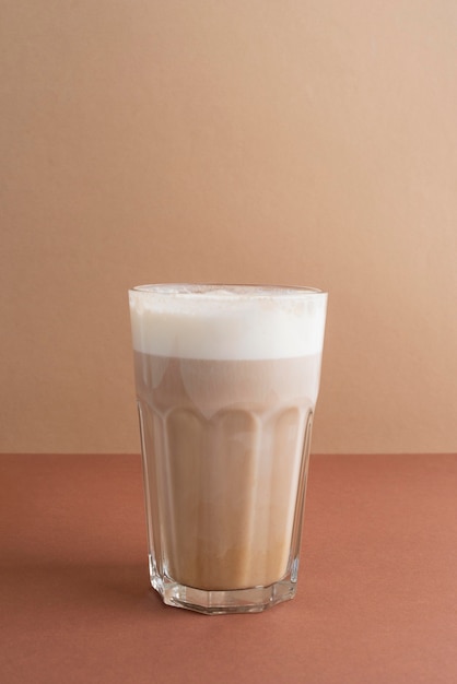 Glas Frappekaffee