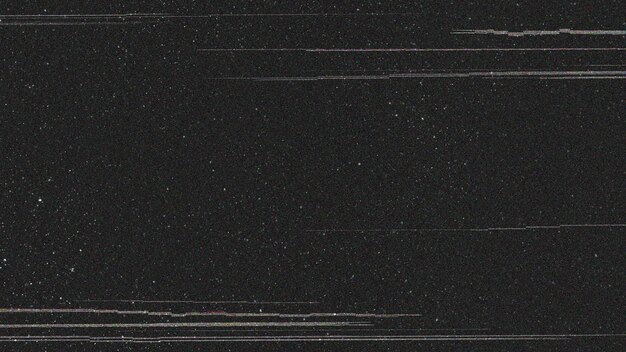 Glitch-Effekt auf schwarzem Hintergrund
