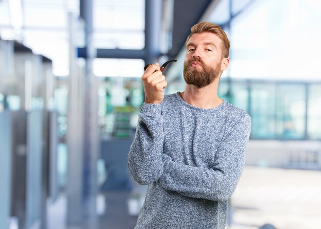 glücklichen Ausdruck