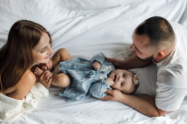 Glückliches Familienportrait