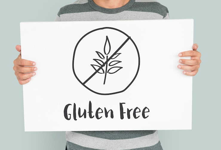 Kostenlose Foto glutenfreies konzept für einen gesunden lebensstil