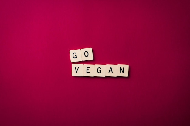 Go vegan inspirierende worte mit bunten hintergrund-wallpaper-zitaten