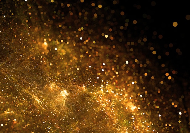 golden Partikel Burst-Hintergrund
