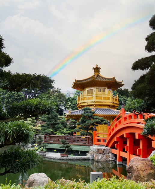 Goldene Pagode im Nan Lian Garten