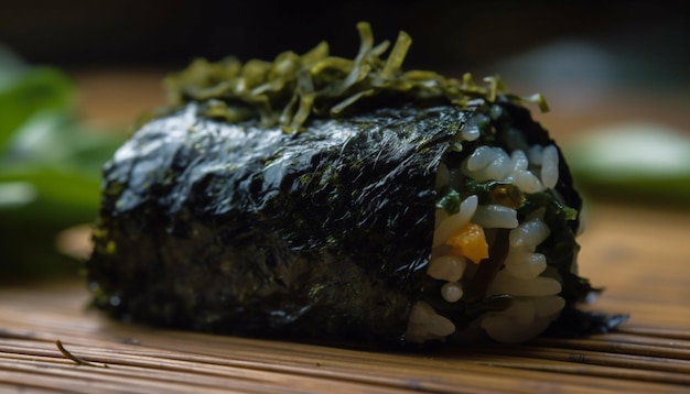 Kostenloses Foto gourmet-meeresfrüchteplatte mit sushi und sashimi, die von ki erstellt wurde