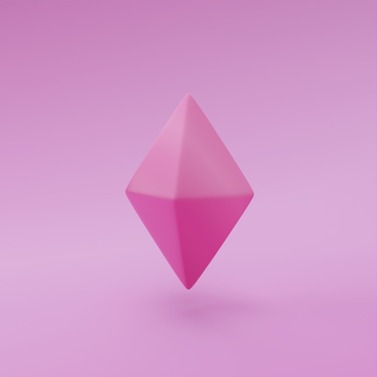 Kostenlose Foto gradient rosa diamanten-hintergrund