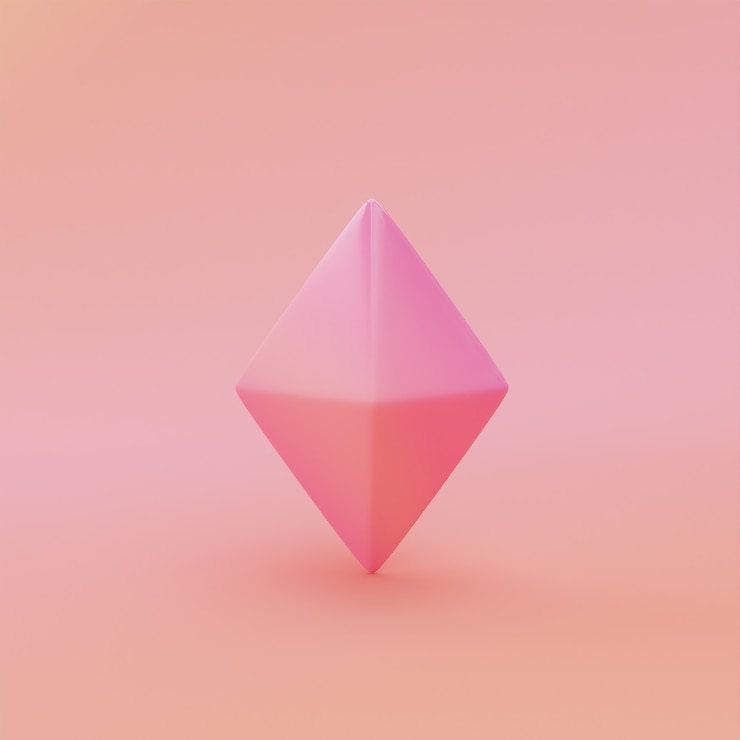 Kostenlose Foto gradient rosa diamanten-hintergrund