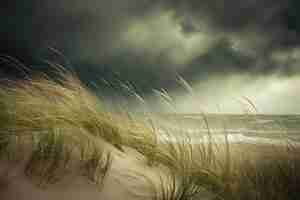 Kostenloses Foto gras im wind ki-generiertes bild