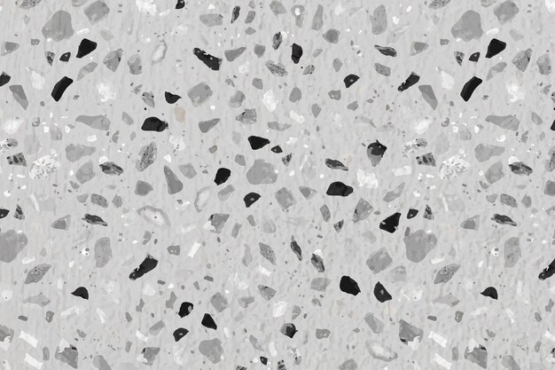 Grauer Hintergrund, ästhetisches Terrazzo-Design