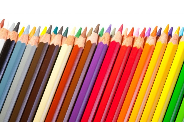 Grenze von Bleistiften mit copyspase