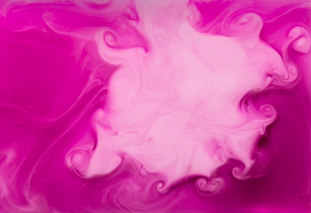 Großaufnahme einer ursprünglichen rosa Acrylmalerei