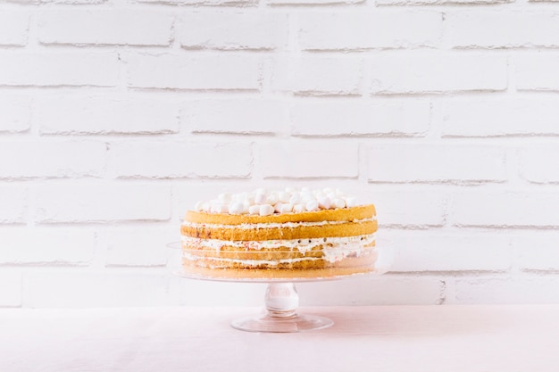 Großer geschmackvoller Kuchen für Muttertag