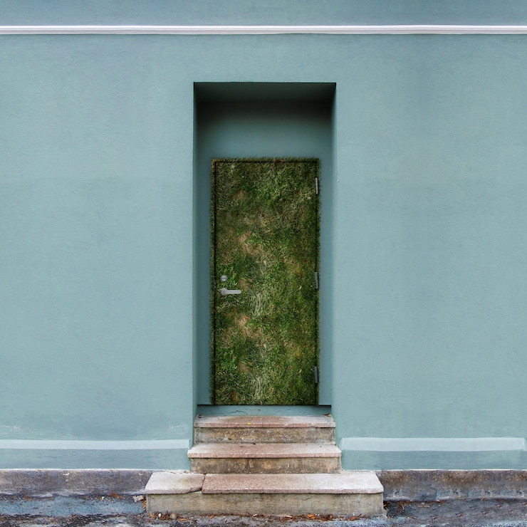 Kostenlose Foto grüne architektonische stadtgebäude