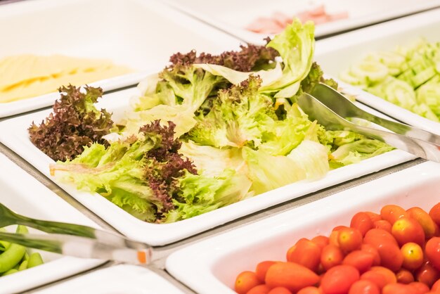 grüne Stahlbestandmaterial Salat