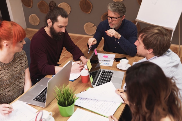 Teammeeting zur Optimierung der Personalbesetzung im Unternehmen