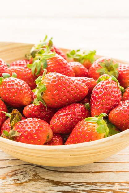 Gruppe von Erdbeeren oder Erdbeeren Obst