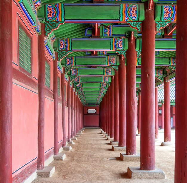 Gyeongbokgung-Palast in Südkorea.