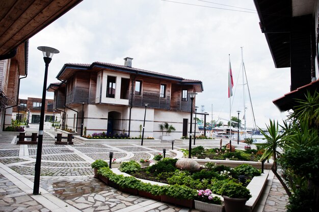 Häuser am alten Hafen Nessebar Bulgarien